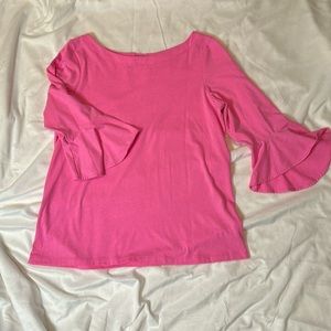 Lilly Pulitzer large pink blouse.